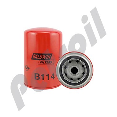 B114 Filtro Baldwin Automotriz Aceite Roscado