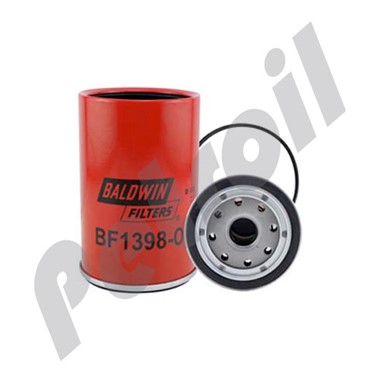 BF1398-O Filtro Baldwin Combustible(Diesel) Roscado P502517 34775