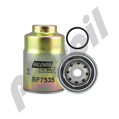 BF7535 Filtro Baldwin Combustible Sep/Agua Roscado c/puerto Toyota  Dyna (Corto) 33138 (Original) P551351 FF5307 P550385