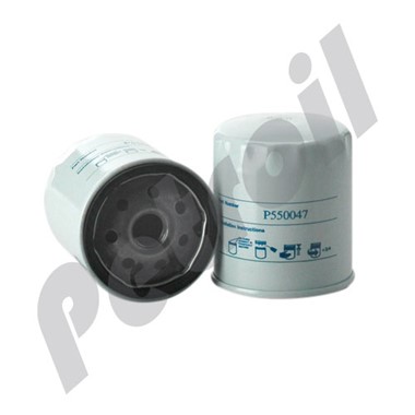 P550047 Donaldson Filtro Aceite Roscado Flujo Completo